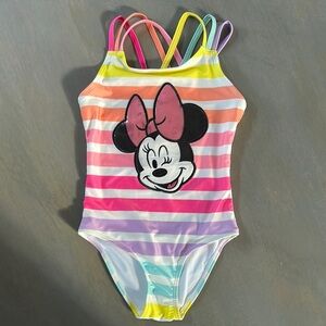 Disney Kids Swim One Piece - Pink, Orange, Yellow, Blue, Purple